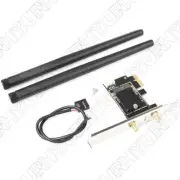 1×M.2/NGFF to PCI-E Card M.2 to PCIE WiFi Bluetooth PC adapter For Intel AX200