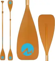 MoiShow SUP Paddle Board Paddle - Adjustable Paddleboard Paddle Oar 4-Piece Floating Aluminum SUP Kayak Paddle