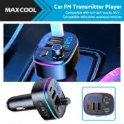 Bluetooth-compatible FM Transmitter Wireless Car Radio Adapter USB Charger Call