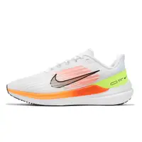 在飛比找蝦皮商城優惠-Nike 慢跑鞋 Air Winflo 9 白 橘 螢光黃 