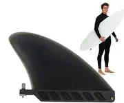 Surfboard Fin Replacement,Single Center PVC Paddleboard Fin | Detachable Tail Rudder No Tool Replacement Water Sports Accessories for Men & Women