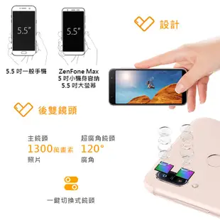 Asus Zenfone Max M1 ZB555KL (2+16GB) 5.5吋智慧型手機 拆封新品 現貨 蝦皮直送