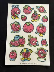 Vintage 80’s Scratch & Sniff Mark 1 Tatoo Sticker Sheet