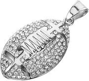 [GAROZATION] Unique Rugby Charm Pendant Ideal for Diy Jewelry Birthday Present and Christmas Present