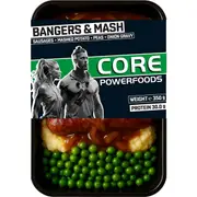 CORE Powerfoods Bangers & Mash 350g