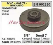 Pinion Echo Engine Chainsaw Cs 650 660 3/8 " Teeth 7 002380