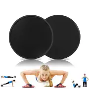2x Gliding Discs Core Sliders Exercise Strength Stability Abdominal Glutes Slide