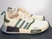 Adidas NMD R1 Boost Focus Olive Emerald Green Wonder White Women's Sizes GX6490