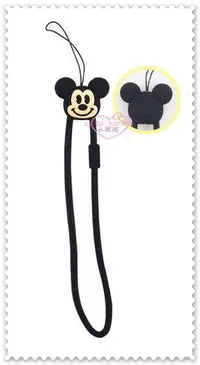 在飛比找買動漫優惠-♥小花花日本精品♥《Disney》迪士尼 米奇 手機掛繩 矽
