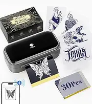 Phomemo TP31 Tattoo Stencil Printer, Thermal Tattoo Printer Machine with 30pcs Transfer Paper