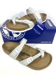 Birkenstock Mayari Women’s Size 7 (EU38)Reg Met-Gray Birko-Flor Sandals S1-1509