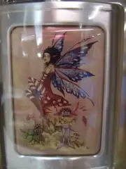 NEW AMY BROWN THE BRAT STAINLESS STEEL 3OZ FLASK FAERY FAIRY