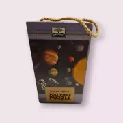 Melissa & Doug Natural Play Cardboard Jigsaw Floor Puzzle: Outer Space 100 Piece