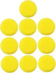 10pcs Sponge Drawing Brush Paint Brushes Sponge Painting Shapes Paint Stamps Paint Sponges for Painting Sponges Paint Sponge Brush Round Sponge Sponges for Painting Yellow