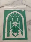 Chalk Couture Christmas Nativity Window Retired Transfer Stencil New 8x10 B SIZE