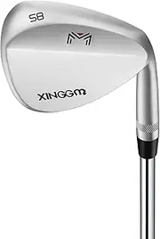 Forged Golf Wedge Set for Men or Individual 52/56/60 Degree Gap Wedge Sand Wedge Lob Wedge Right Hand,Milled Face for More Spin,Easily Escape from Bunker (Silver,58 Degrees)
