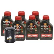 6L Motul 8100 X-CLEAN EFE 5W30 Wix Filter Motor Oil Change Kit API SN (for: Honda)
