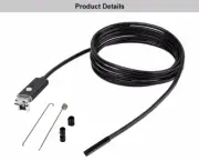 2IN1 7MM 5M HD Android 6LED Borescope USB Endoskop Inspection Camera For Car SUV