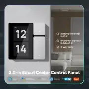 New Tuya WiFi 3.5-inch Smart Control Panel Screen 3 Relays 3 Physical Buttons IR