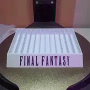 PS4 PS5 Final Fantasy Game Holder 3D Printed | Holds Up to 12 Games for Console