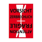 Sticker 7cm Attention Caution Glass Fragile Risk of Breakage Moving Post