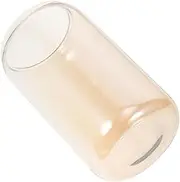 HAKIDZEL Heat Resistant Glass Drink Cup Can Shaped Beverage Holder and Easy to Clean for Home Office Camping Use