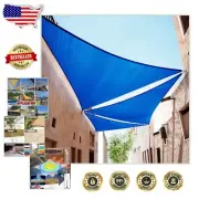 Waterproof UV-Resistant Blue Shade Sail 6' x 11' - Perfect for Weddings & Pools