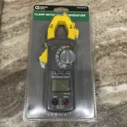 Commercial Electric Clamp Meter w/ Temp 600V AC/DC Voltage 1001 490 633 (F6)