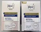 RoC Derm Correxion Contour Cream Retinol & Swertiamarin Firms Face/Neck LOT OF 2