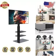 Swivel TV Stand for LCD/LED TVs 32"-75" - Adjustable Height & Sleek Design