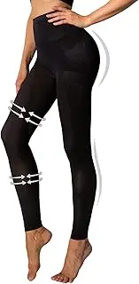 Suprenx Women's Compression Pantyhose 15-20mmHg Opaque Firm Support Hose Medical Graduated Support Stocking