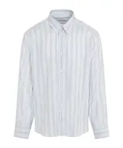 Lanvin Fitted Striped Shirt SHIRTS CM43,SHIRTS CM41 WATER BLUE LIGHT BLUE