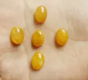 Natural Burmese Sapphire Gemstone 10x14 MM Smooth Oval Shape 5Pcs Valentine Day