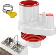 Vgvgaj Sink Drain Pipe Kit | Sink Pipe Replacement Kit | Sewer Attachments for Commercial Outdoor Shower Septic Tank Access RV Basement Floor Bathroom Versatile