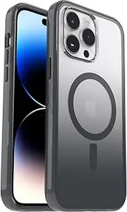 [Otterbox] Clear Case Series with MagSafe for iPhone 14 Pro Max, Shockproof, Drop Proof, Ultra-Slim, Protective Case, 2X Tested to Military Standard, Obsidian