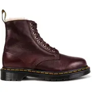 Dr Martens Womens 1460 Pascal Fur Ankle Boots Brown