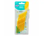 TePe Angle Yellow Interdental Brushes 0.7mm 6 Pack
