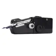 (Black)Handheld Sewing Machine Smoothing Stitching Portable Electric Sewing T