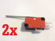 2 pieces Micro Limit Switch with 2" 50.8mm Lever V-153-1C25 15A 125/250VAC b23