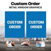 CUSTOM ORDER cell phone/comput repair sign poster perforated window decal