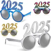 Kisangel 4 Pairs Glasses New Year Eve Party Favors New Years Eve Decorations New Years Eve Party Supplies New Year Decorations New Years Decorations New Year Eve Accessories PC