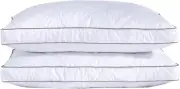 ® Goose Feathers and down Pillow for Sleeping Gusseted Bed Hotel Collection Pill