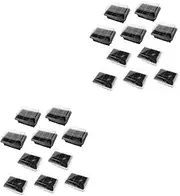 ibasenice 20 Sets 6 Cell Seedling Pots Lids Starter Trays for Plant Germination Gardening Trays for Nursery Flower Pots