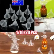 1/10/20 Pcs Small Plastic For Perfume Diffuser Bottle Mini Liquid Oil Funnels LR