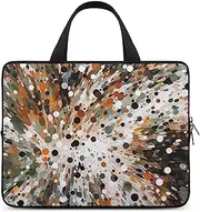 Laptop Case Sleeve Shockproof Computer Carrying Bag Dots of Different Notebook Case Cover Laptop Bag Water Resistant Computer Cases Tablet Briefcase for Travel Business 10 Inch, Dots of Different