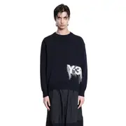[Y-3] Y-3 MAN BLACK KNITWEAR Black