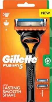 Gillette Fusion Manual Razor Handle + 2 Blade RF
