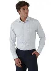 [Dom Bagnato] Marcell Tailored Fit Shirt in Navy