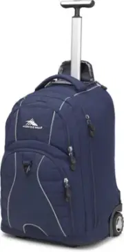 High Sierra Freewheel Wheeled Laptop Backpack, True Navy, One Size, Navy
