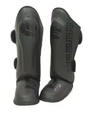 New MORGAN B2 Bomber Leather Shin & Instep Guards Size M-XL